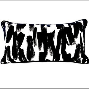 Abstract lumbar pillows (set of 2)